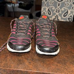 Boys Nike Air Max GS Black Active Pink 
