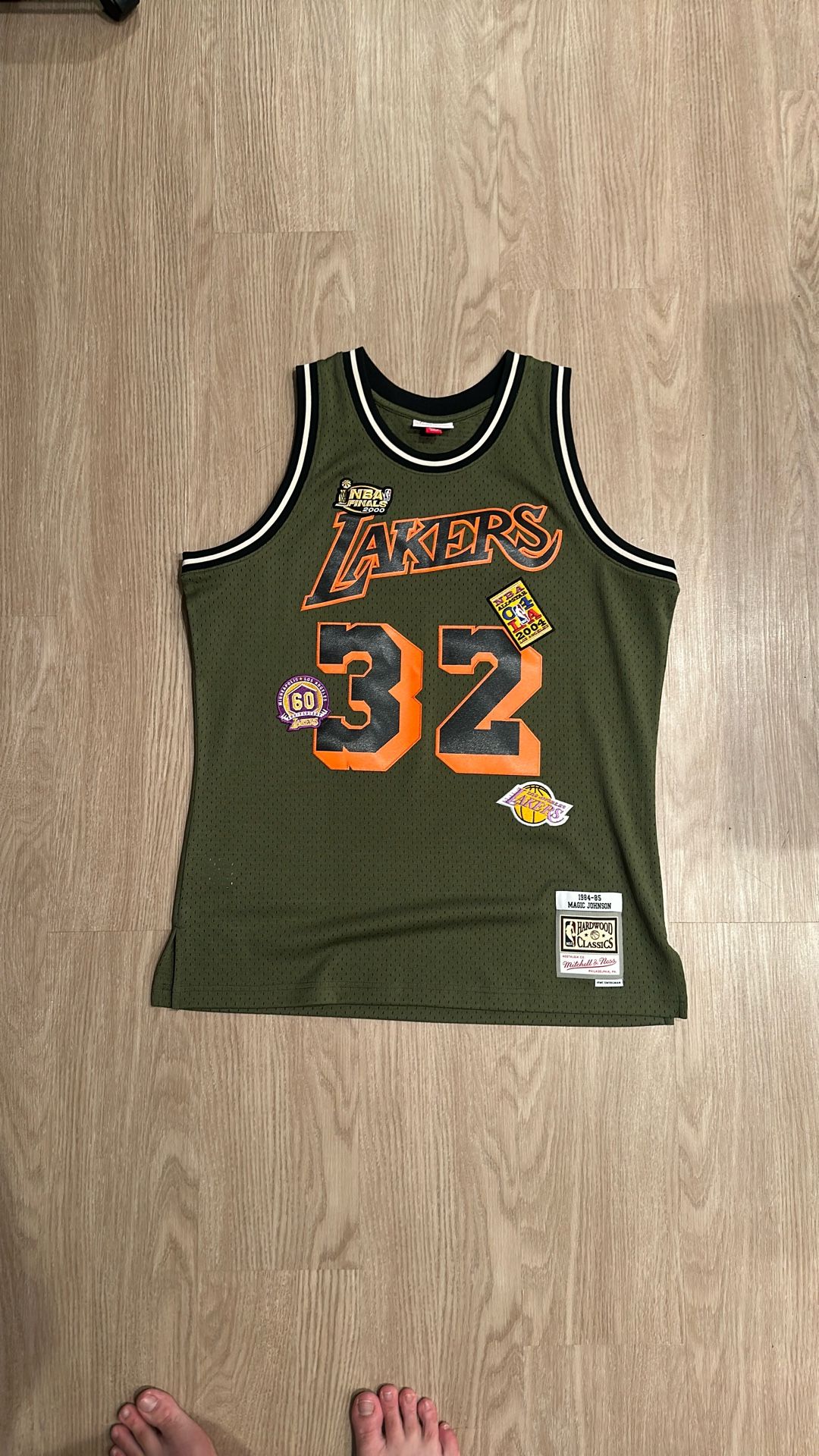 Size Large - Mitchell And Ness Authentic Swingman Jersey NBA Basketball La Lakers Magic Johnson Culture Kings New Era Kobe Labron