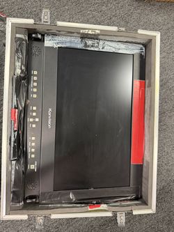 Konvision KVM-1720W 17" Broadcast LCD Monitor with Road Case
