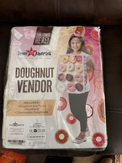 Dress Up America Kids Doughnut Vendor Costume