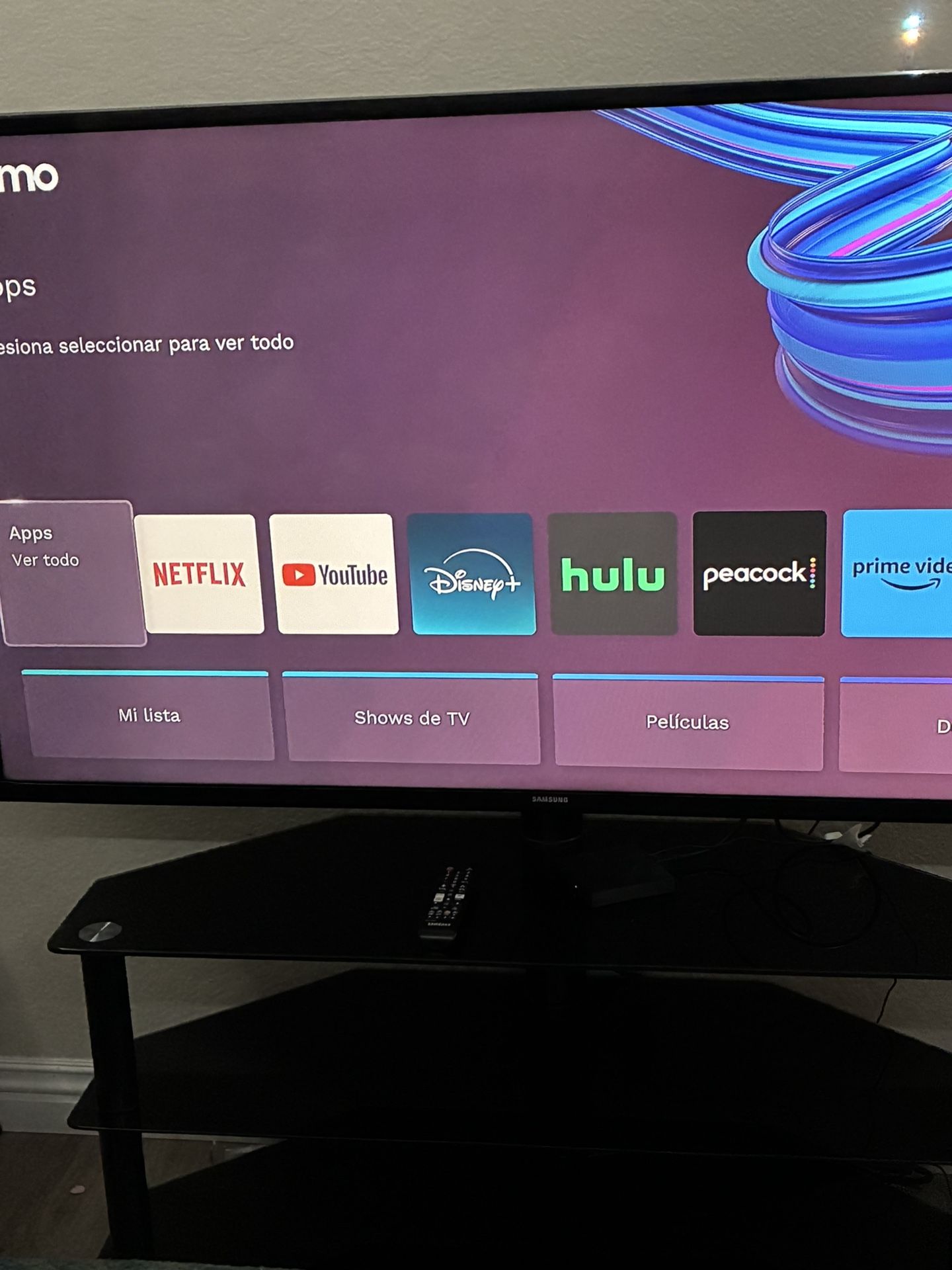 Tv And Tv Stand Samsung