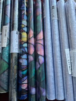 Misc. stained glass / crystal reflective privacy film