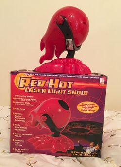 Open box red light laser show