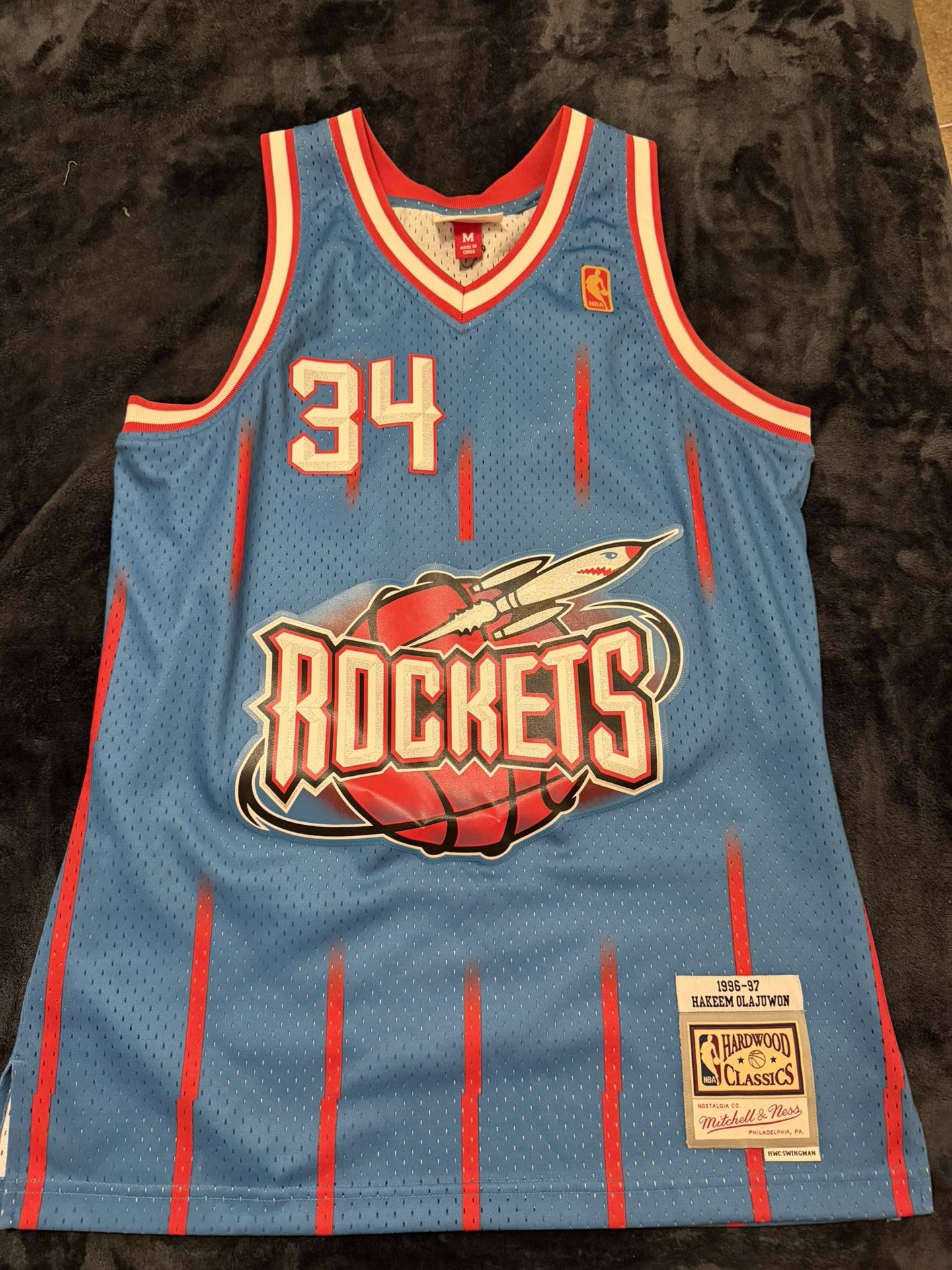Hakeem Olajuwon Rockets Jersey