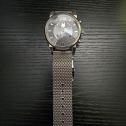 Batman Silvertone Mesh Strap Watch (Bat8043)