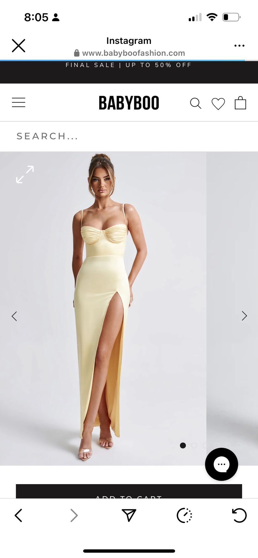 Alora Maxi Dress - Lemon