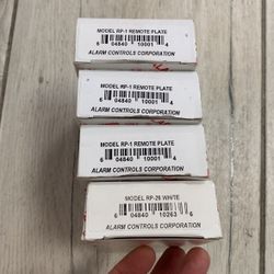 Alarm Controls Corporation Model RP-1 Remote Plate