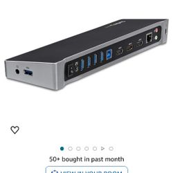StarTech triple monitor docking station