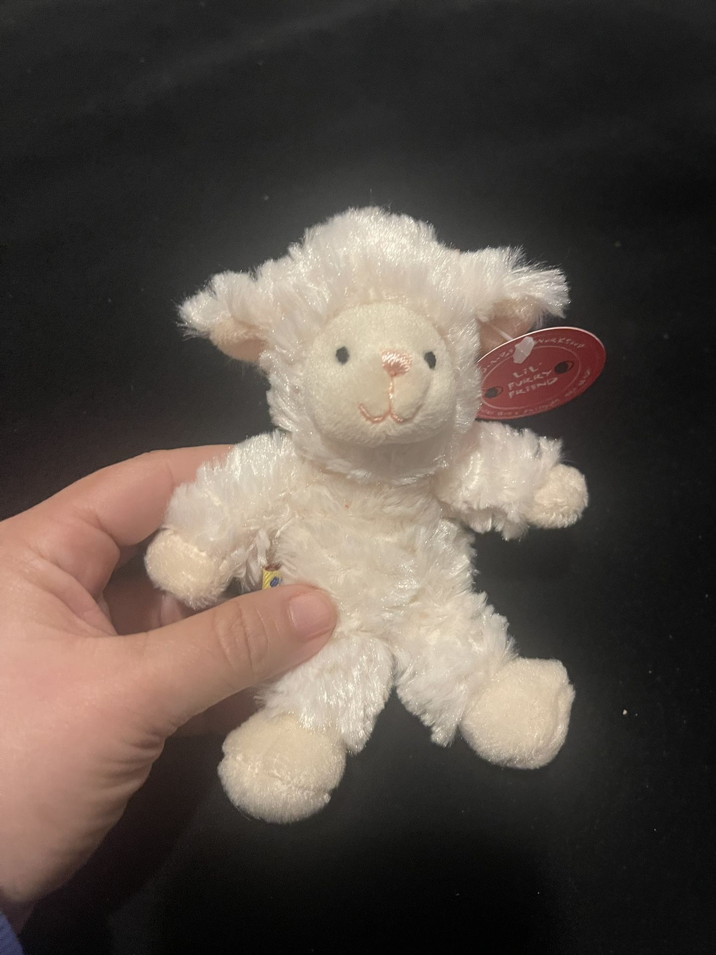 Build a bear mini lil furry friend Baby lamb,All Products : American Fashion Style Bags On Sale