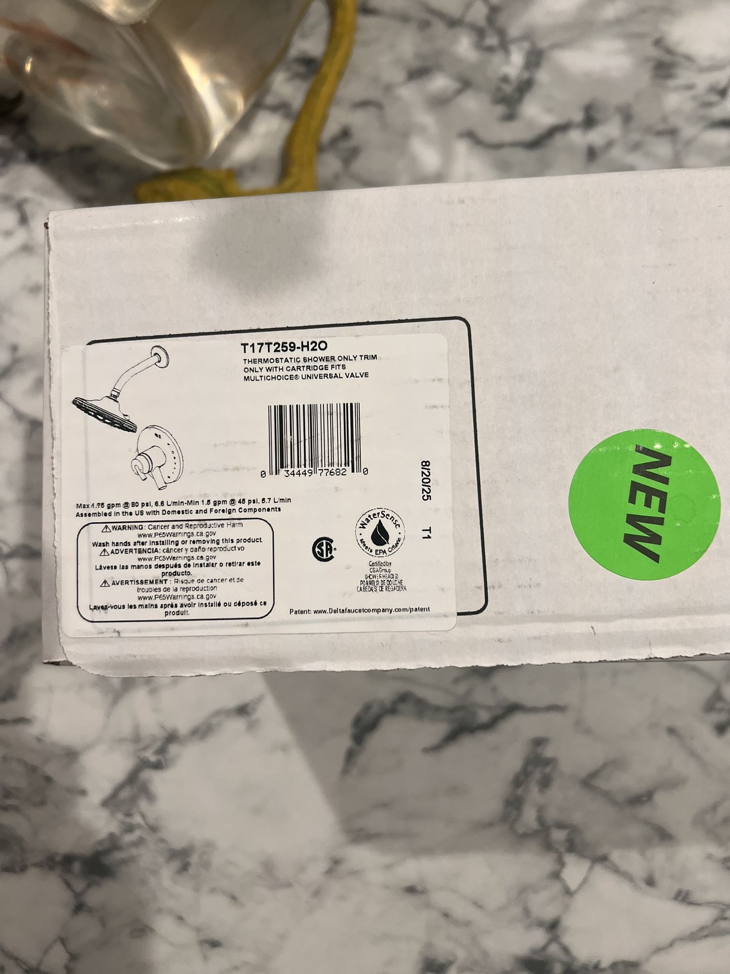 Delta Trinsic Thermostatic  Shower Trim T17T259-H20