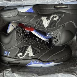 Air Jordan 5 Awake NY Black “Boro”  Men’s Size 5 Women’s 6.5