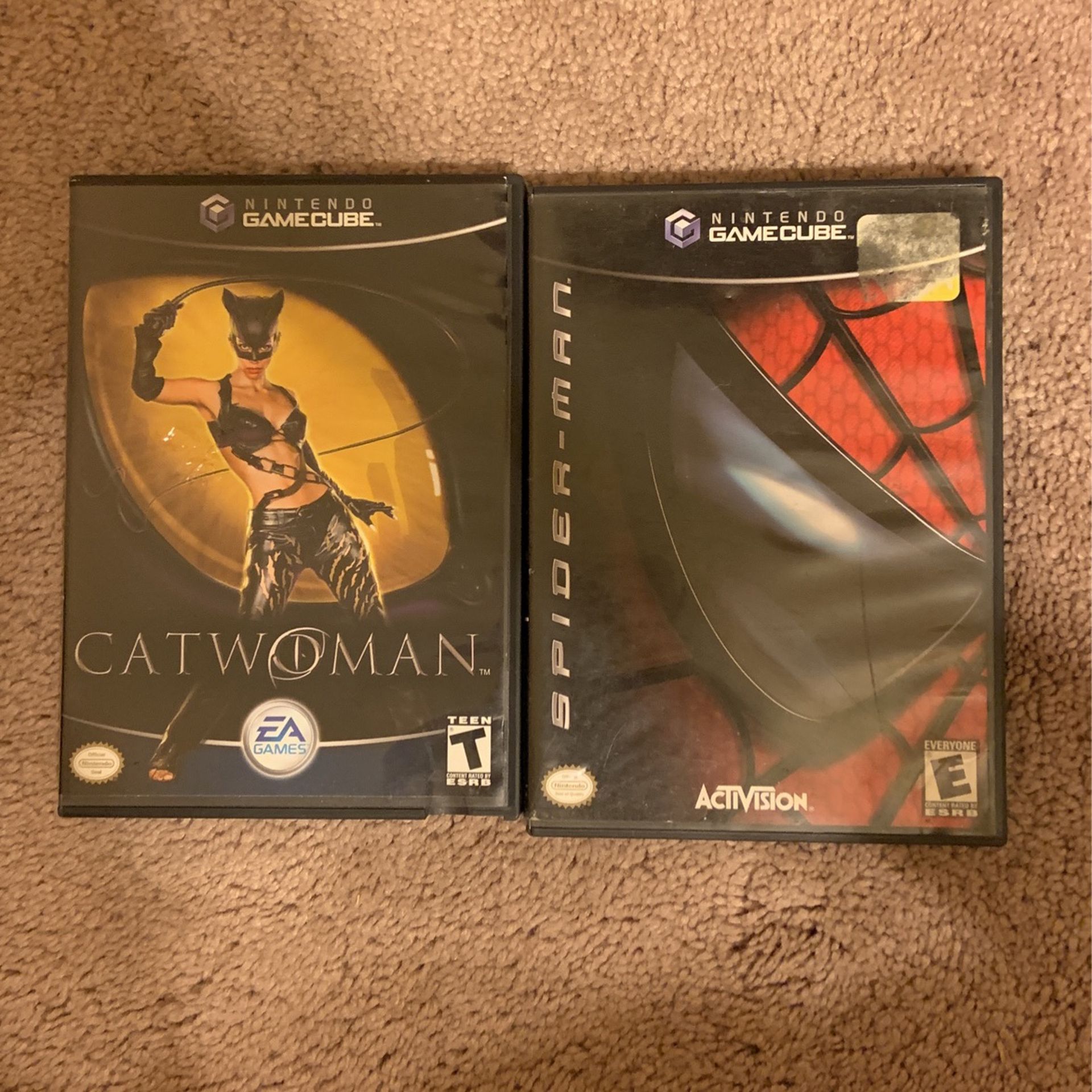 Cat woman and spider man gc games