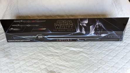 Star Wars Black Series Mandalorian Darksaber Force FX Elite Light Sound Saber dark pro