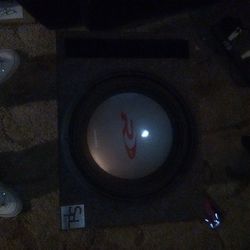 ALPINE TYPE R 12 WITH PORTED BOX