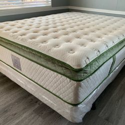 California King Organic Hybrid Gel Pillow top Mattress