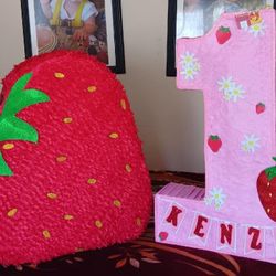 Strawberry Pinata/made Custom 