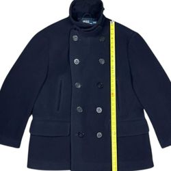 ❄️ NEW POLO RALPH LAUREN ACADEMY PEACOAT SIZE XXL  - MSRP $495