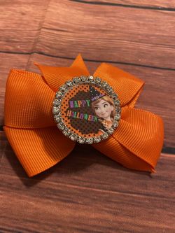 Ana from frozen hair bow