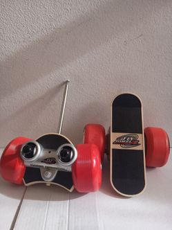 2005 vintage toy Jack's Pacific road champs fly wheel radio control skate