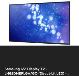 Samsung LH65DMEPLGA/GO with stand and remote