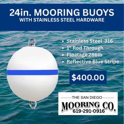 MOORING BUOY with SS316 Hardware