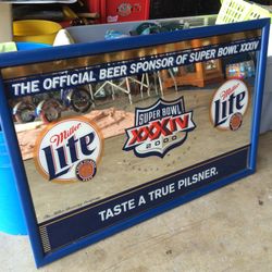 Large Super Bowl Mirror