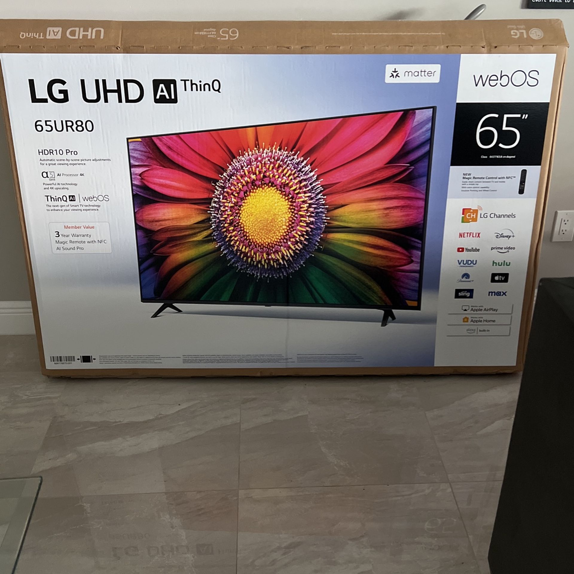 Lg Uhd Ai Thinq 65”