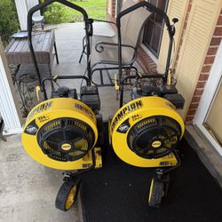 Champion 160 Mph 1600 Cfm 224 Cc Walk Behind Blower New Out Of Box Never Used $525 Each