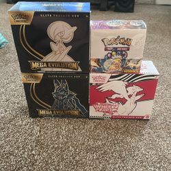 Unopened ETBs And A Booster Box