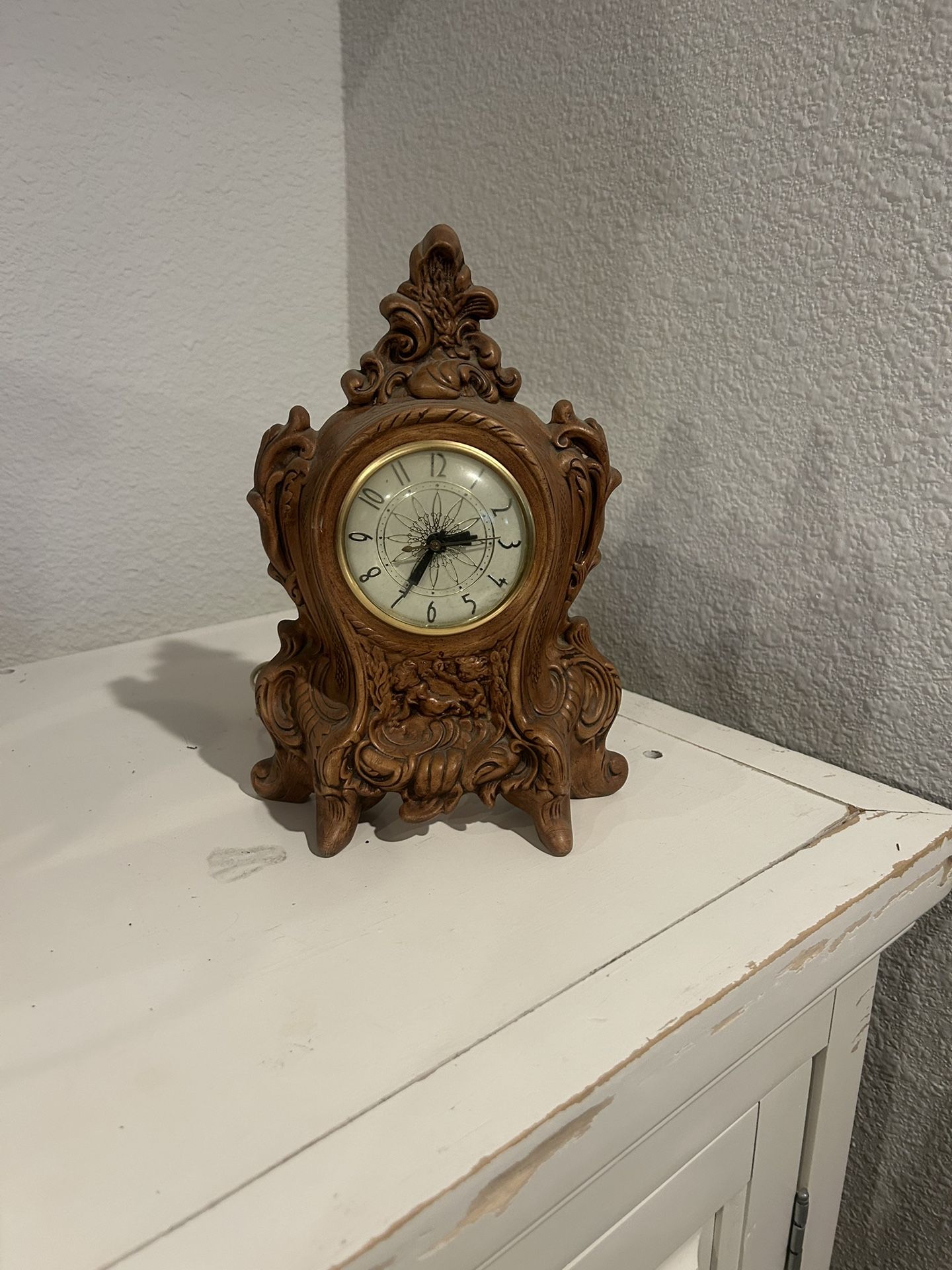 Vintage Handmade Ceramic Clock