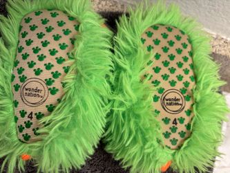 Toddler monster slippers