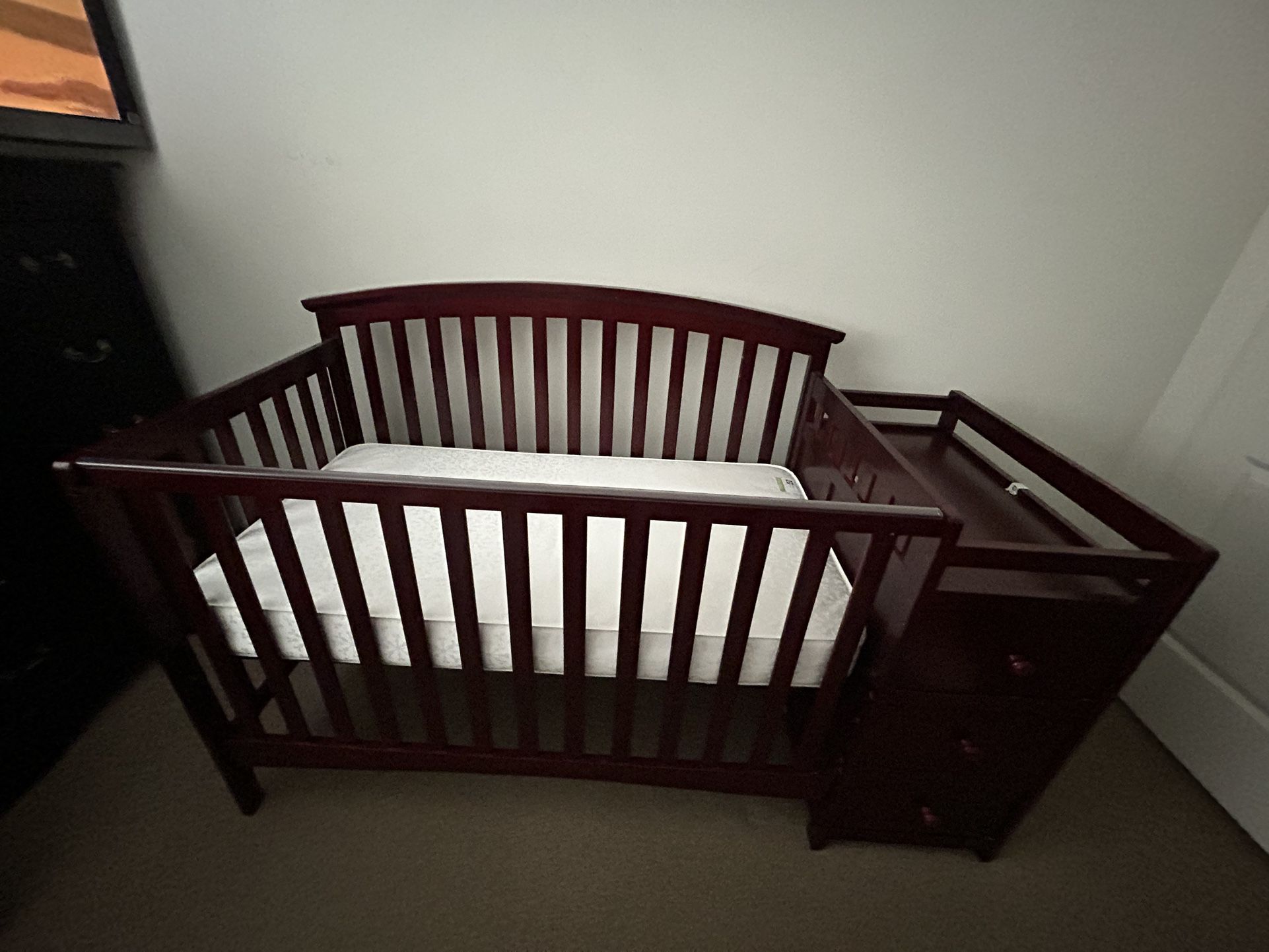 Wood 3-in-1 Baby Crib 