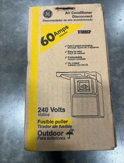 GE 60 Amp 240-Volt Fused AC Disconnect