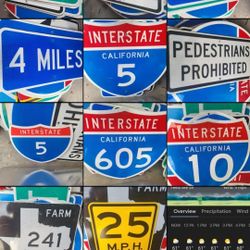 200 Highway Road Signs