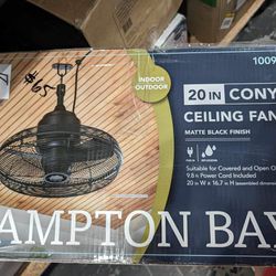 20in Indoor/Outdoor Ceiling Fan - Conyer 