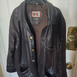 Major Design Korporation Dark Brown Leather Jacket