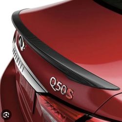 Infiniti OEM Carbon Fiber Rear Deck Spoiler 