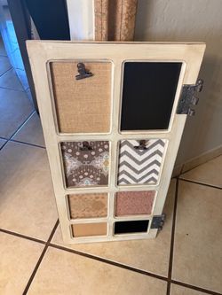 Rustic Wood Multi-Panel Memo Board