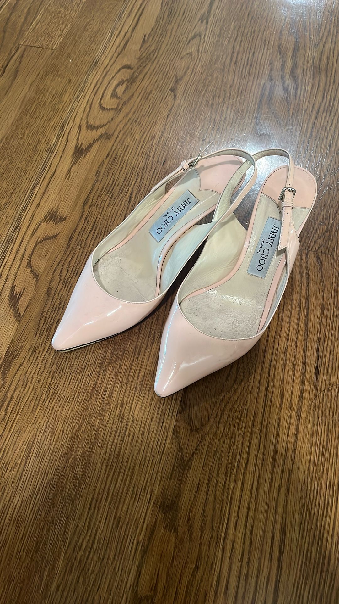 Jimmy Choo Beige/blush pink Heel - Sz 37.5
