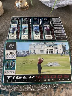 Tiger Woods collector series, Tin and balls