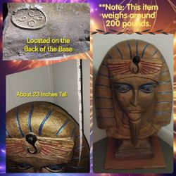 Unique Pharaoh Bust Statue