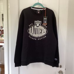 Hugo Boss Raiders pullover crew neck sweatshirt. NWT. Large