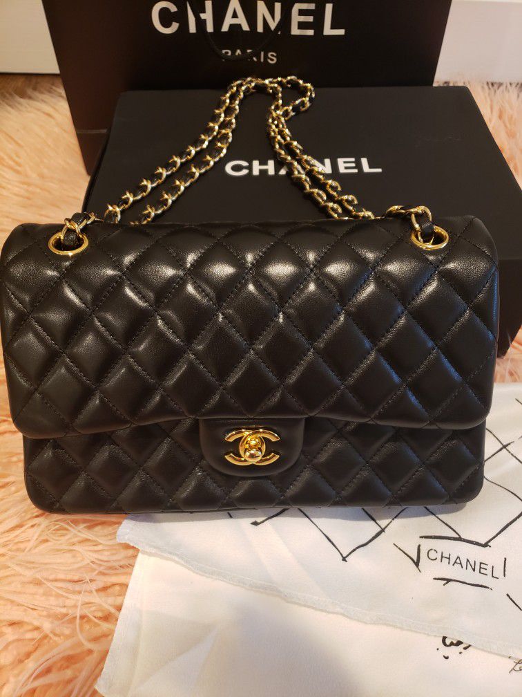 Authentic Chanel Lambskin Bag 