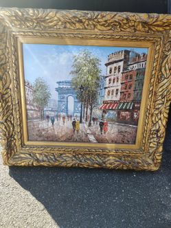 Original old painting