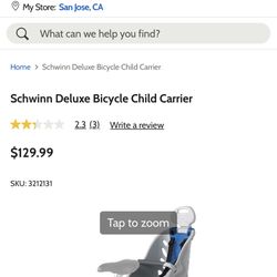 Schwinn Deluxe Bicycle Baby Carrier