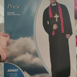Adult Priest Costume For Men