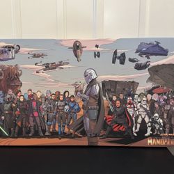 Star Wars Mandalorian Canvas