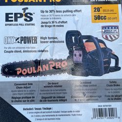 Poulanpro Chainsaw Like New