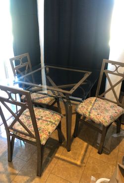 Table and chairs
