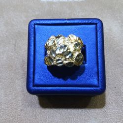 10k Gold Nugget Ring